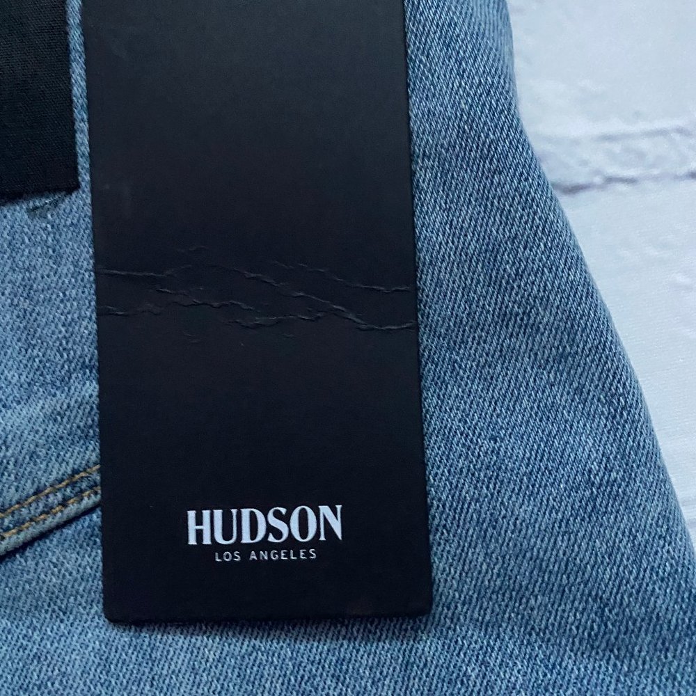 Hudson Nico Mid-Rise Distressed Super Skinny Ankle - Picture 5 of 9